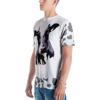 Mad Cow Hem Illustrated by Robert Bowen Men's T-shirt - Robert Bowen Tees